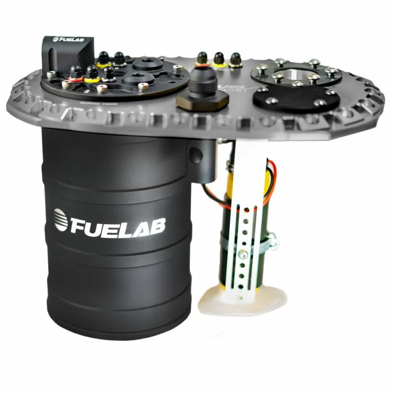 FUELAB 62713-4 Fuel System QSST Titanium with Lift Pump FUELAB 49614, Surge Tank Pump Twin Screw FUELAB 93903