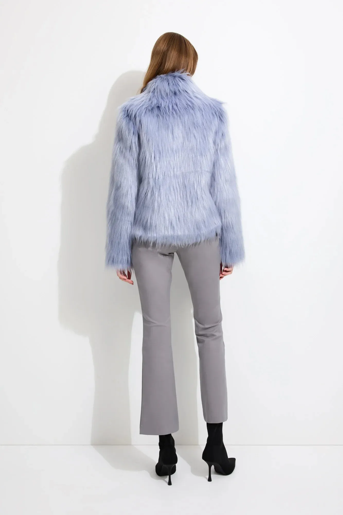 Fur Delish Jacket | Pastel Blue