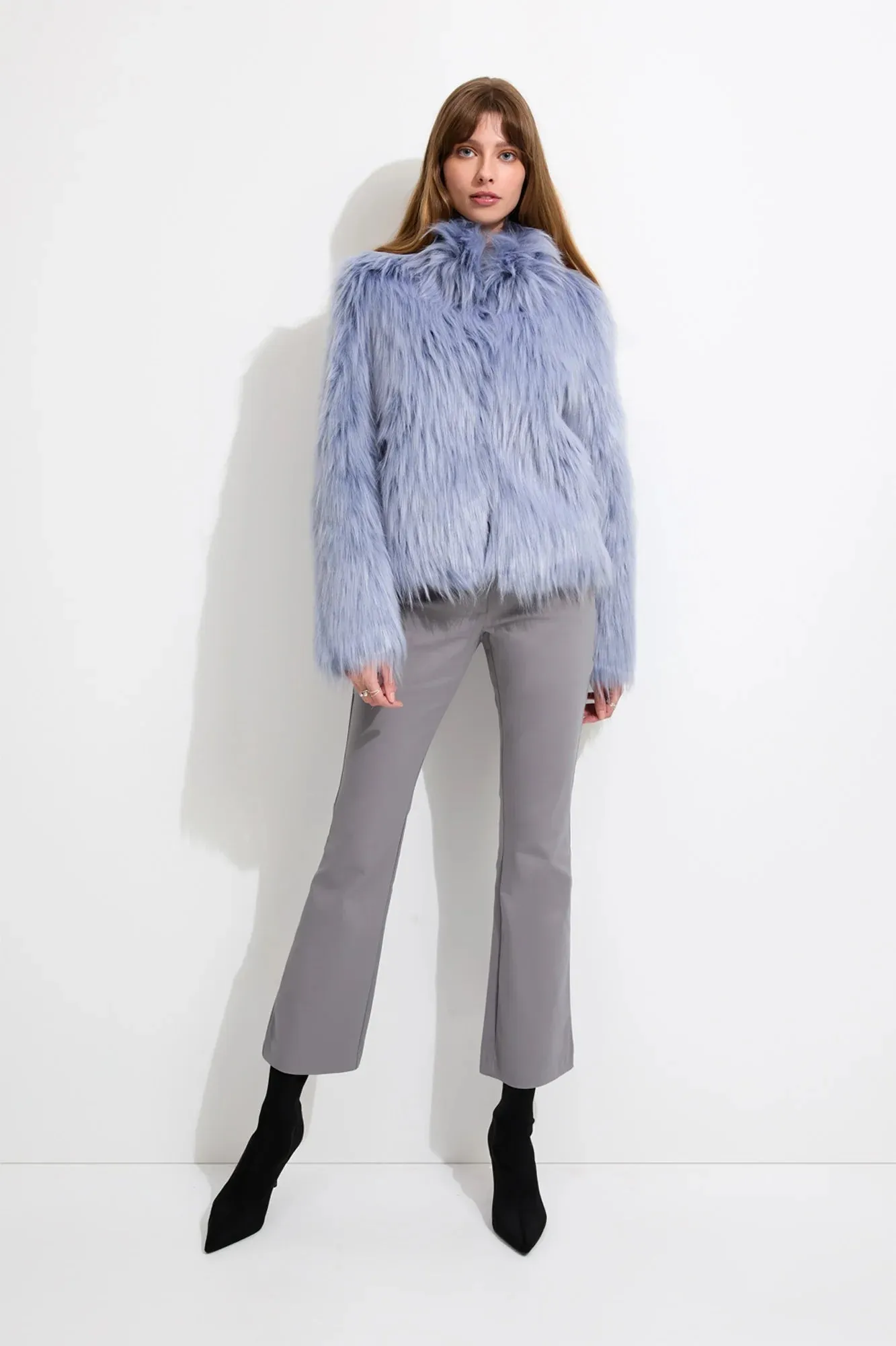 Fur Delish Jacket | Pastel Blue