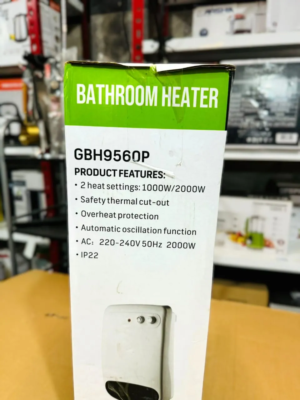 Geepas 1000W/2000W Bathroom Heater