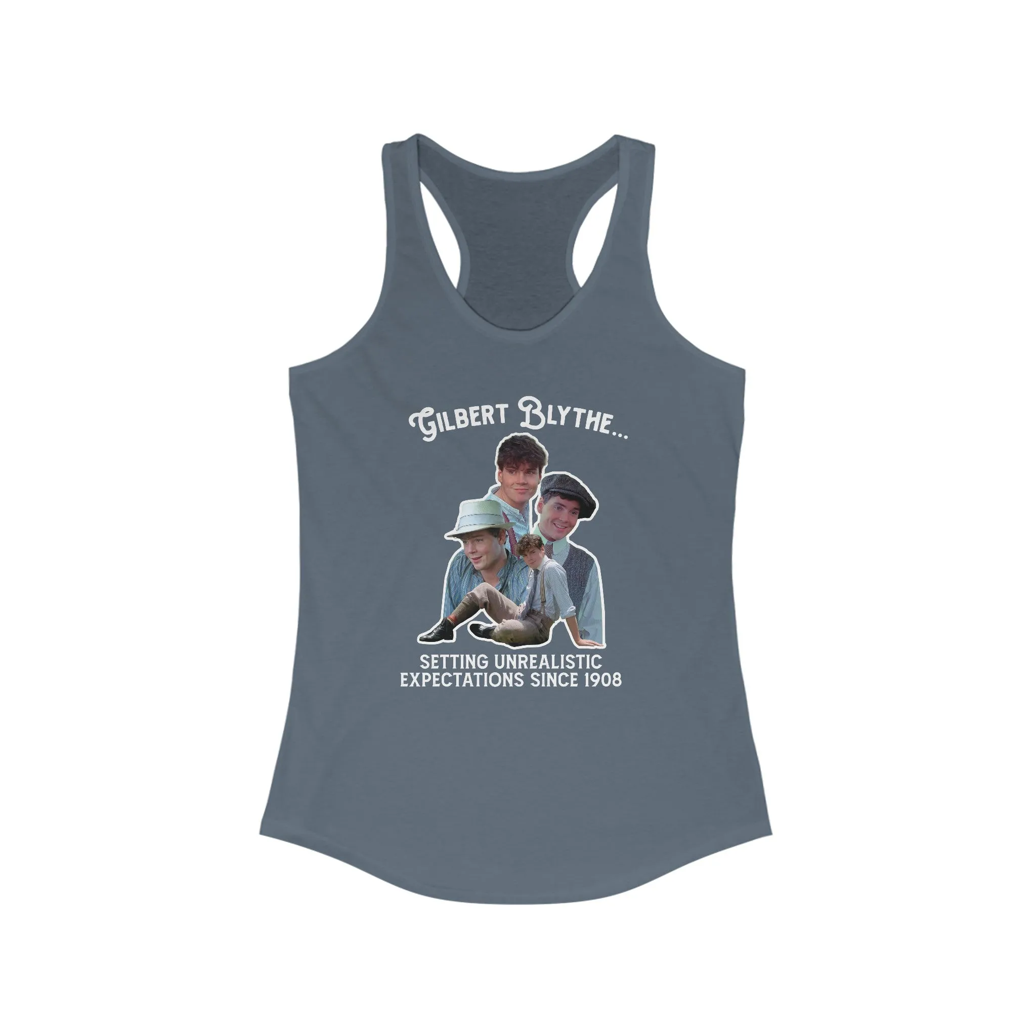 Gilbert Blythe Unrealistic Expectations Racerback Tank Top