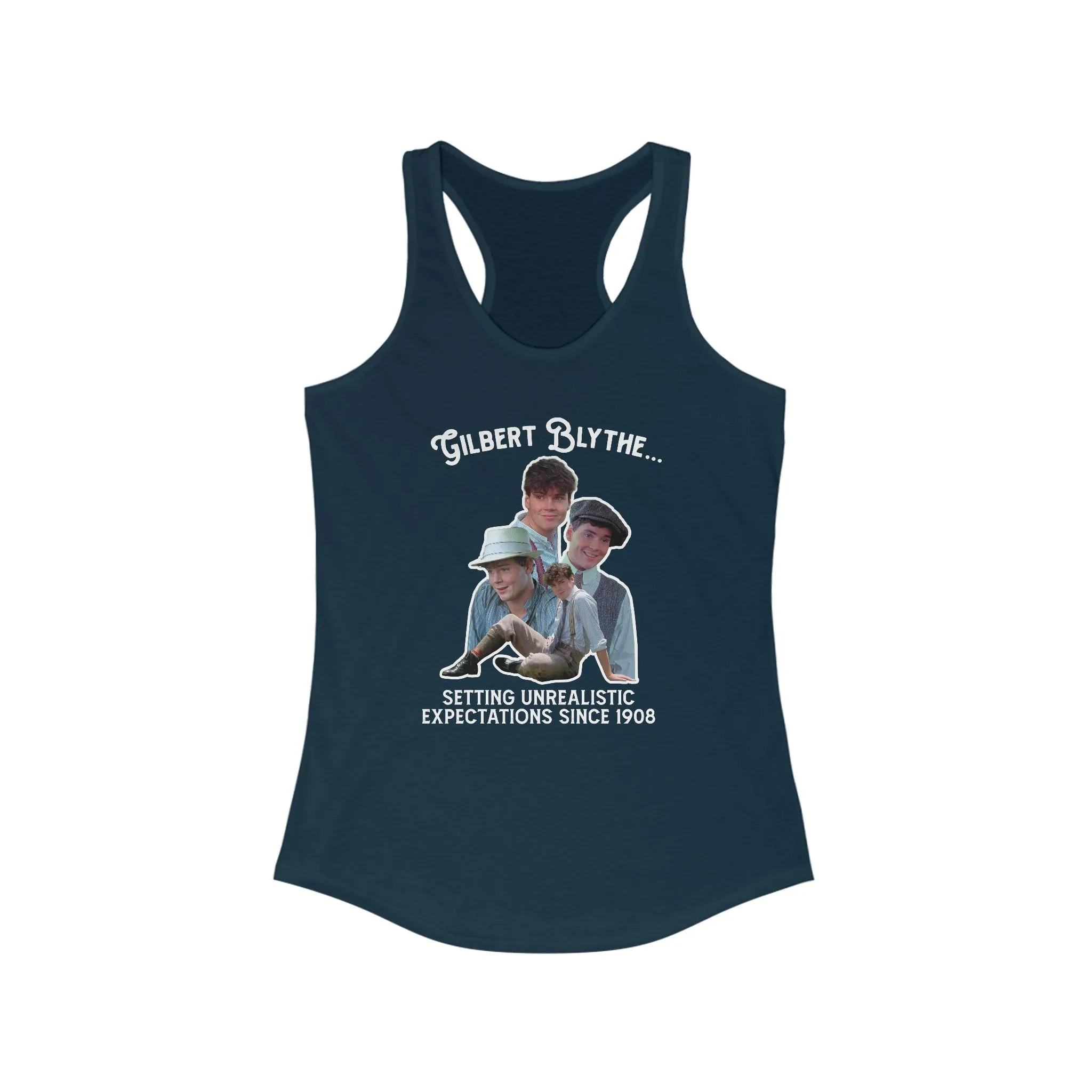 Gilbert Blythe Unrealistic Expectations Racerback Tank Top