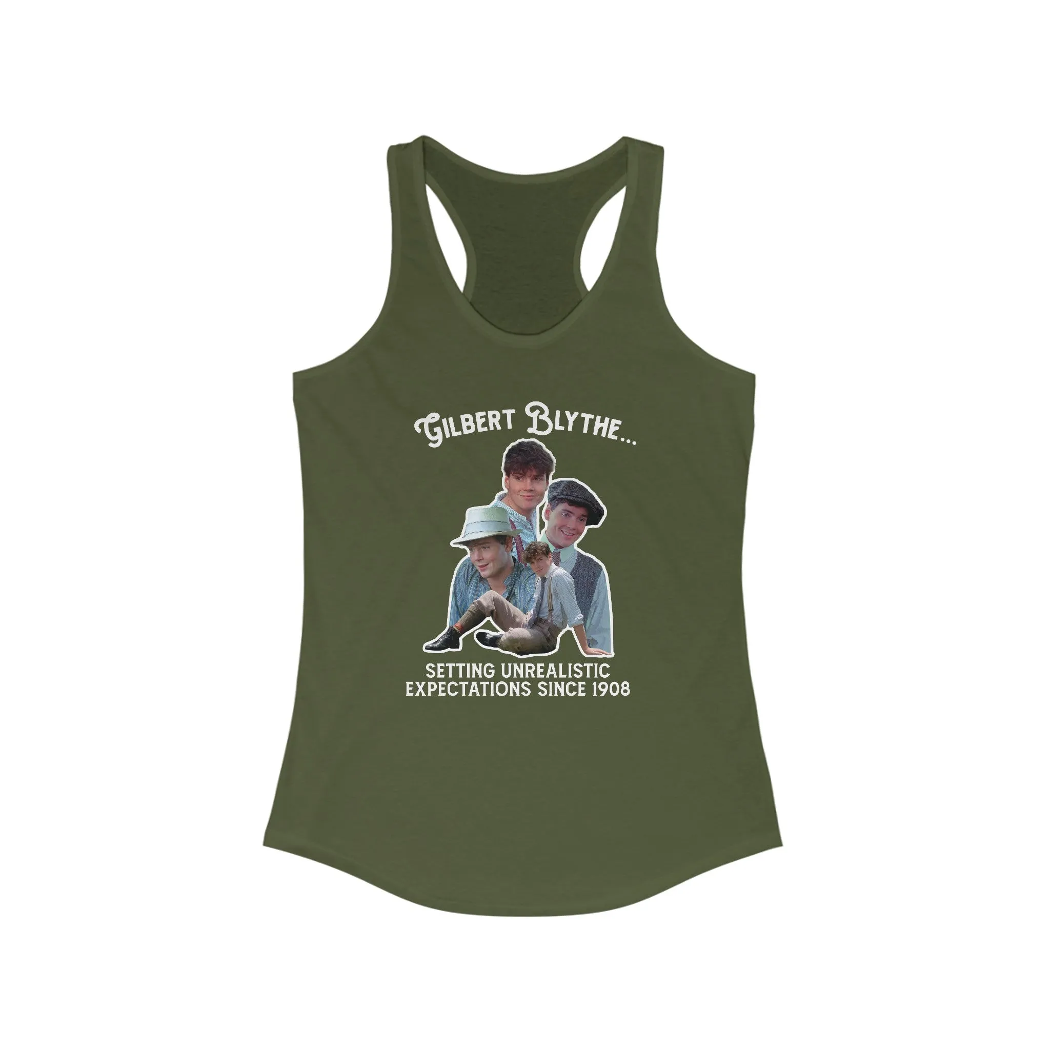 Gilbert Blythe Unrealistic Expectations Racerback Tank Top