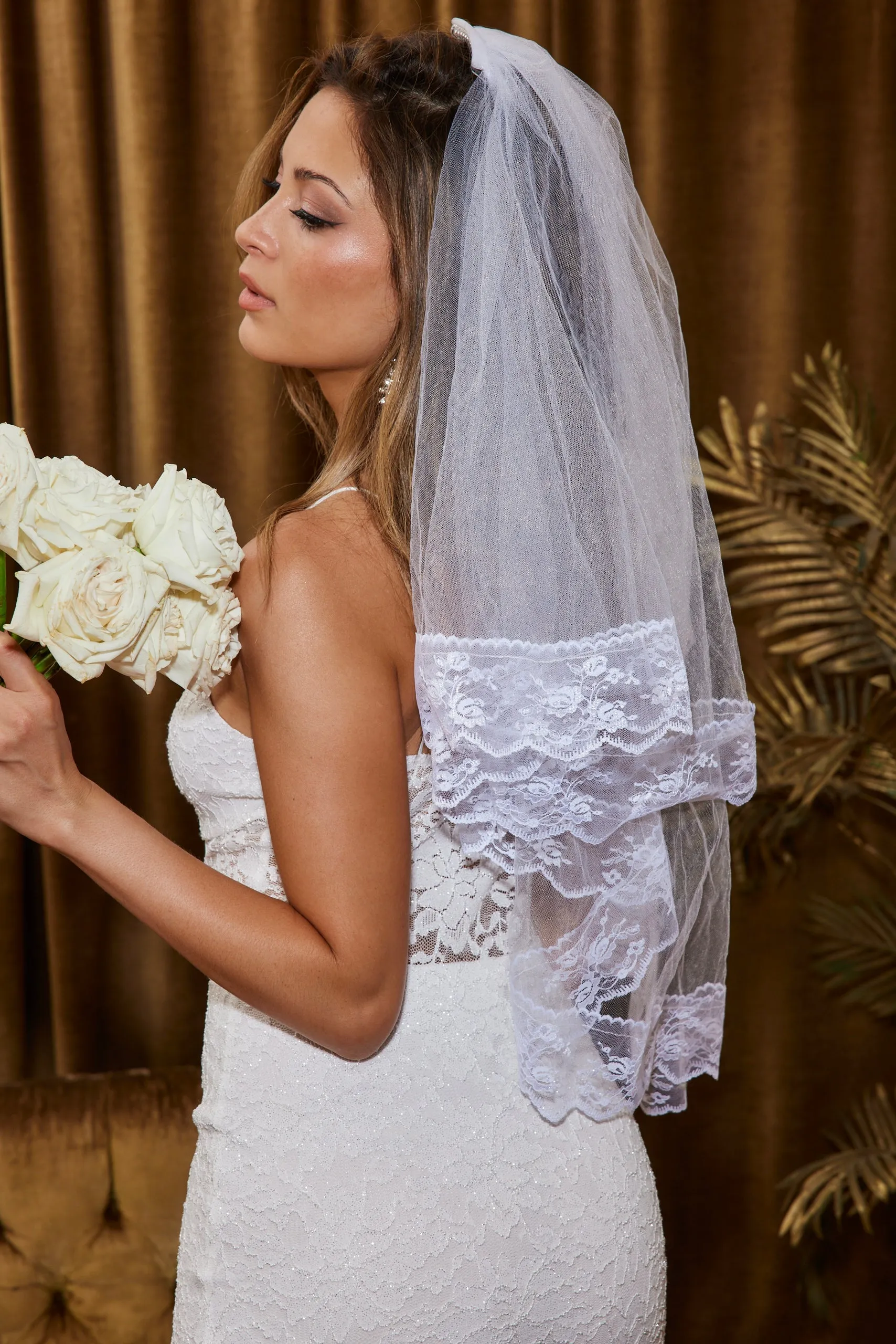 Graceland Lace Detail Veil