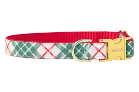 Green Present Plaid Everyday Dog Collar