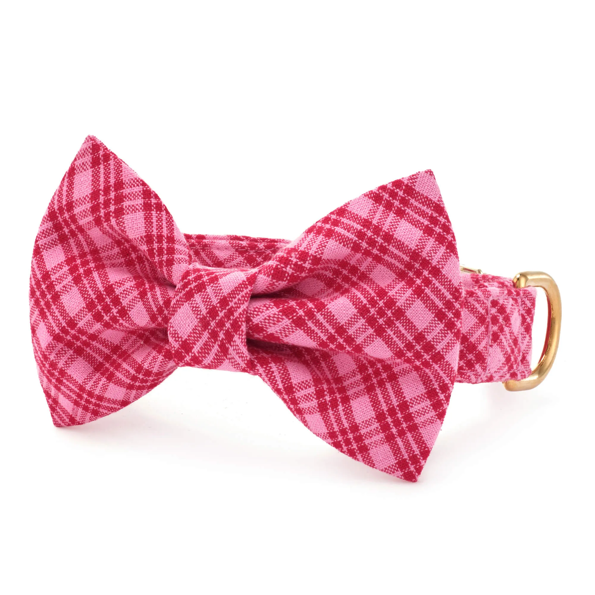 Heather Taylor Home x TFD Katherine Plaid Valentine Bow Tie Collar