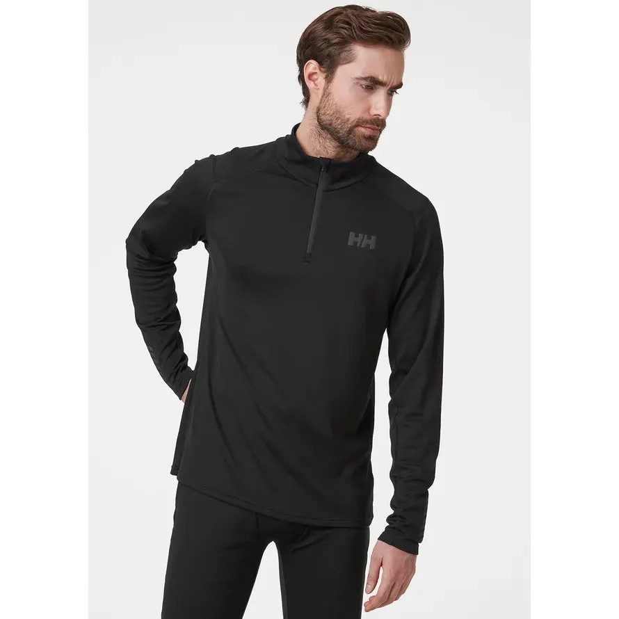 HH LIFA ACTIVE 1/2 ZIP - BLACK