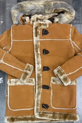 Jordan craig- shearling jacket (cognac)