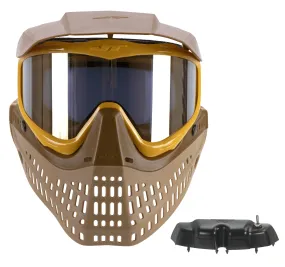 JT Spectra Proflex LE Goggle - Brown/Tan/Gold - w/ Prism 2.0 Gold   Vortex II Fan