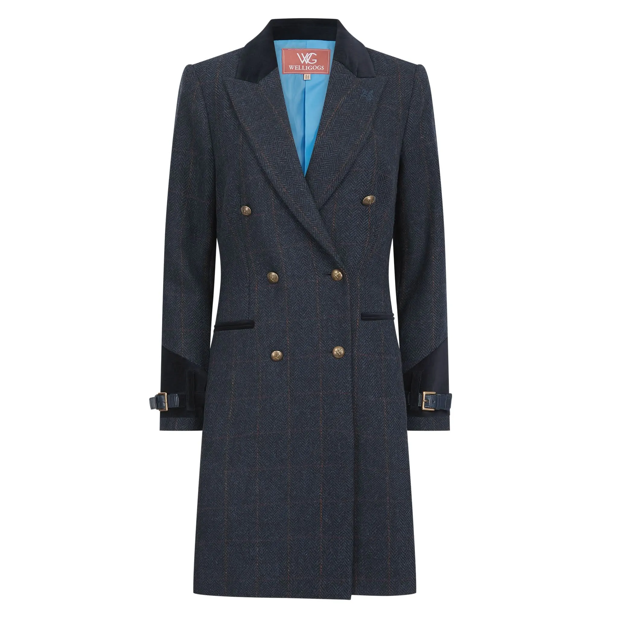 Kensington Navy Wool Trench