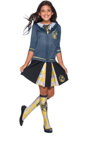 Kids Hufflepuff Pleated Skirt