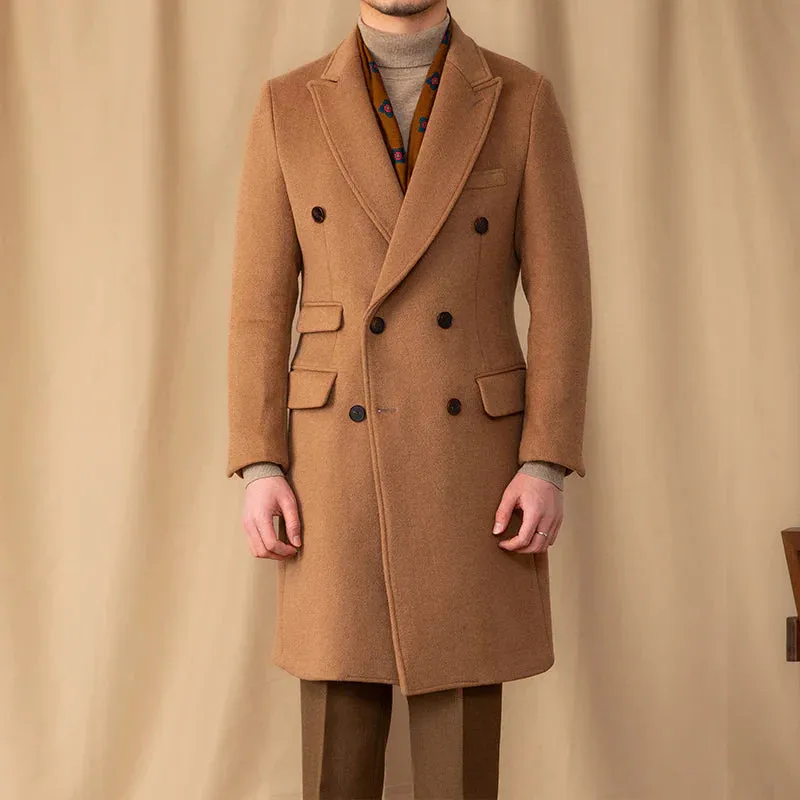 Kingsman Brown Double Breasted Coat by Italian Vega® (Latest Edition)