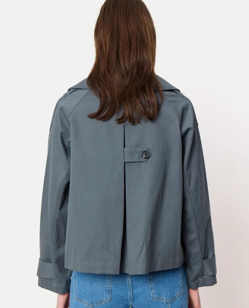 Levete Room Filis Slate Trench Coat