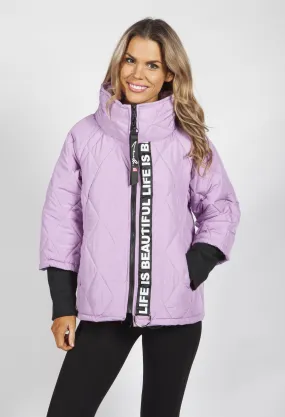 Lilac Quilted Jacket