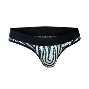 Male Basics MOB Men's Aero Jock Animal Print Zebra