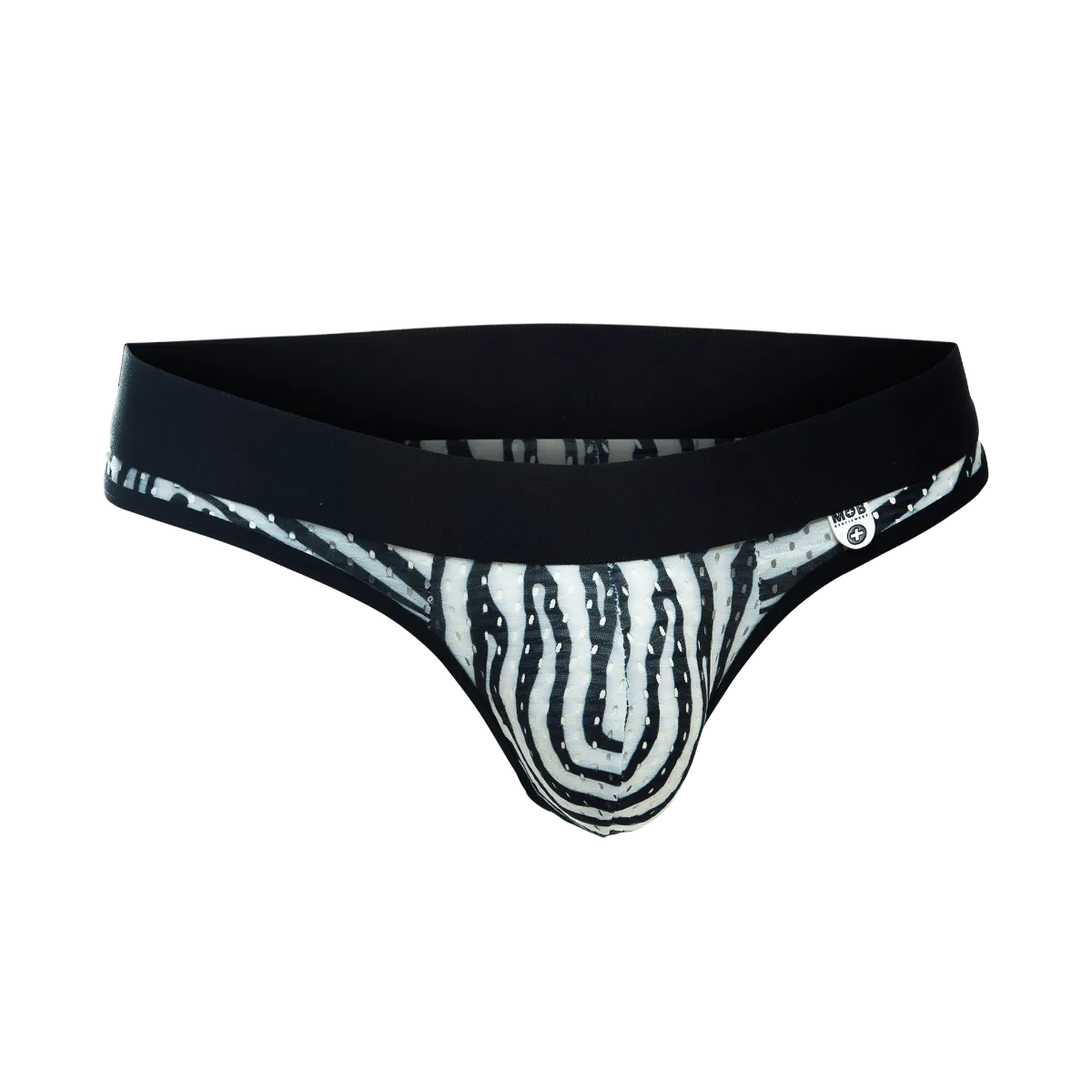 Male Basics MOB Men's Aero Jock Animal Print Zebra