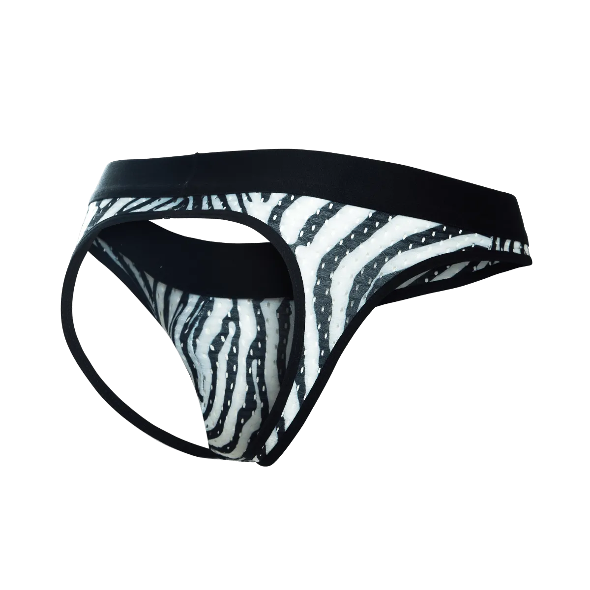 Male Basics MOB Men's Aero Jock Animal Print Zebra