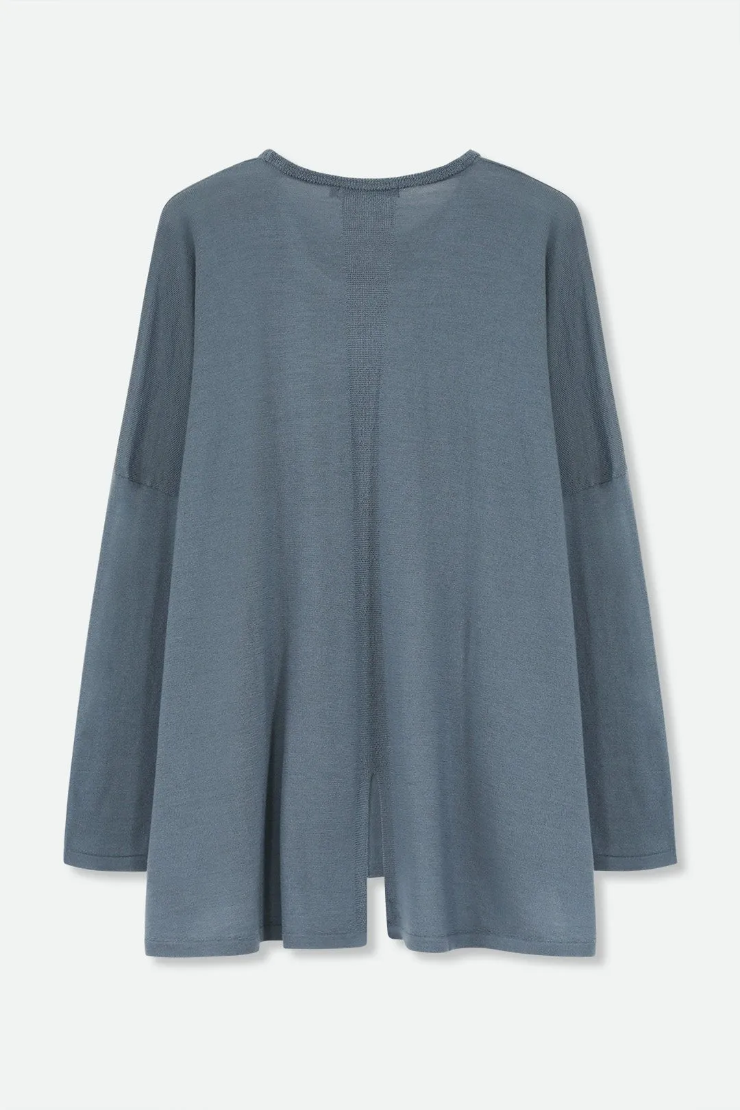 MATTEO OVERSIZED LONG SLEEVE CREW IN FINE ITALIAN MERINO