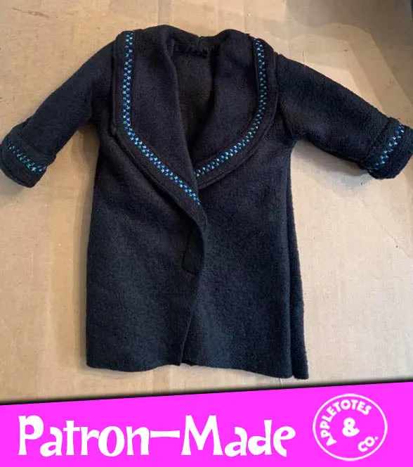 Meghan Coat Sewing Pattern for 18 Inch Dolls