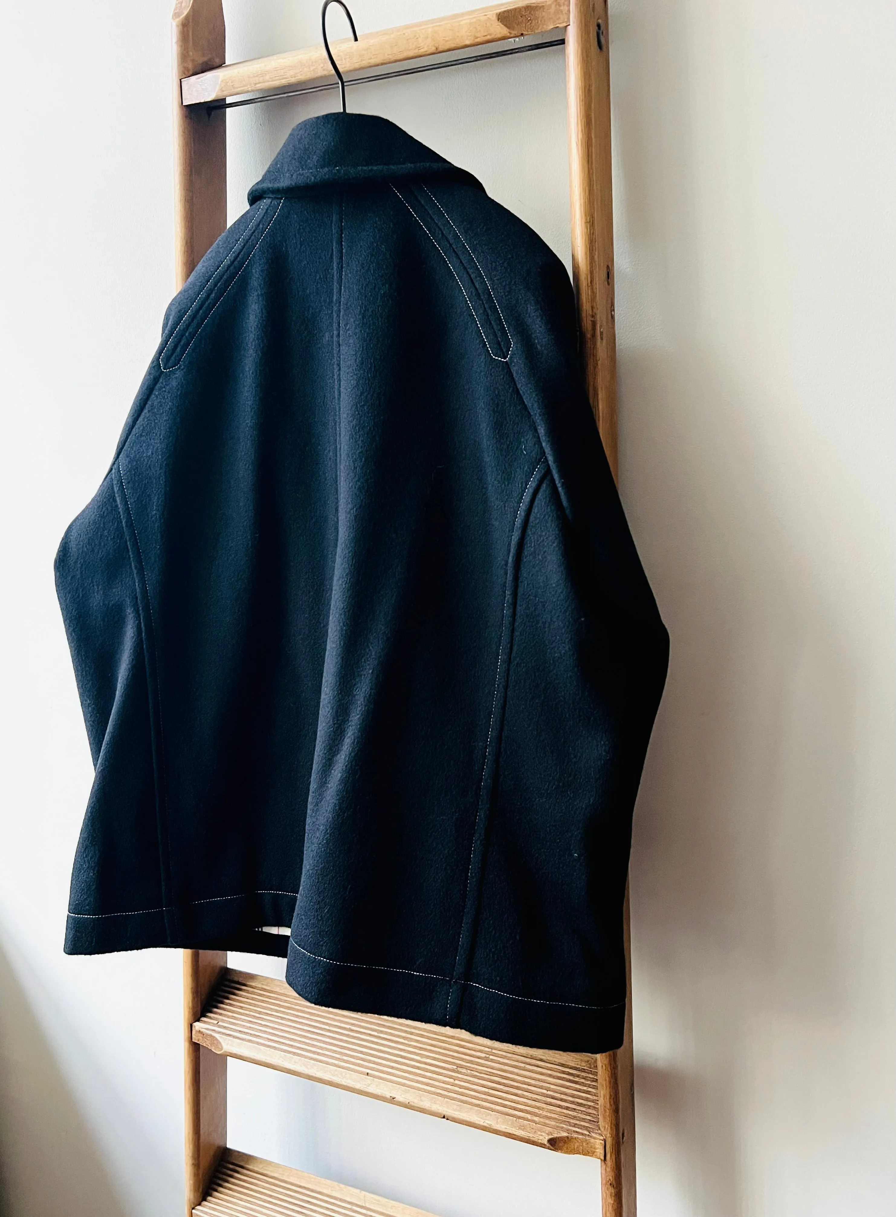 Melton Wool Field Jacket / Black Loaden