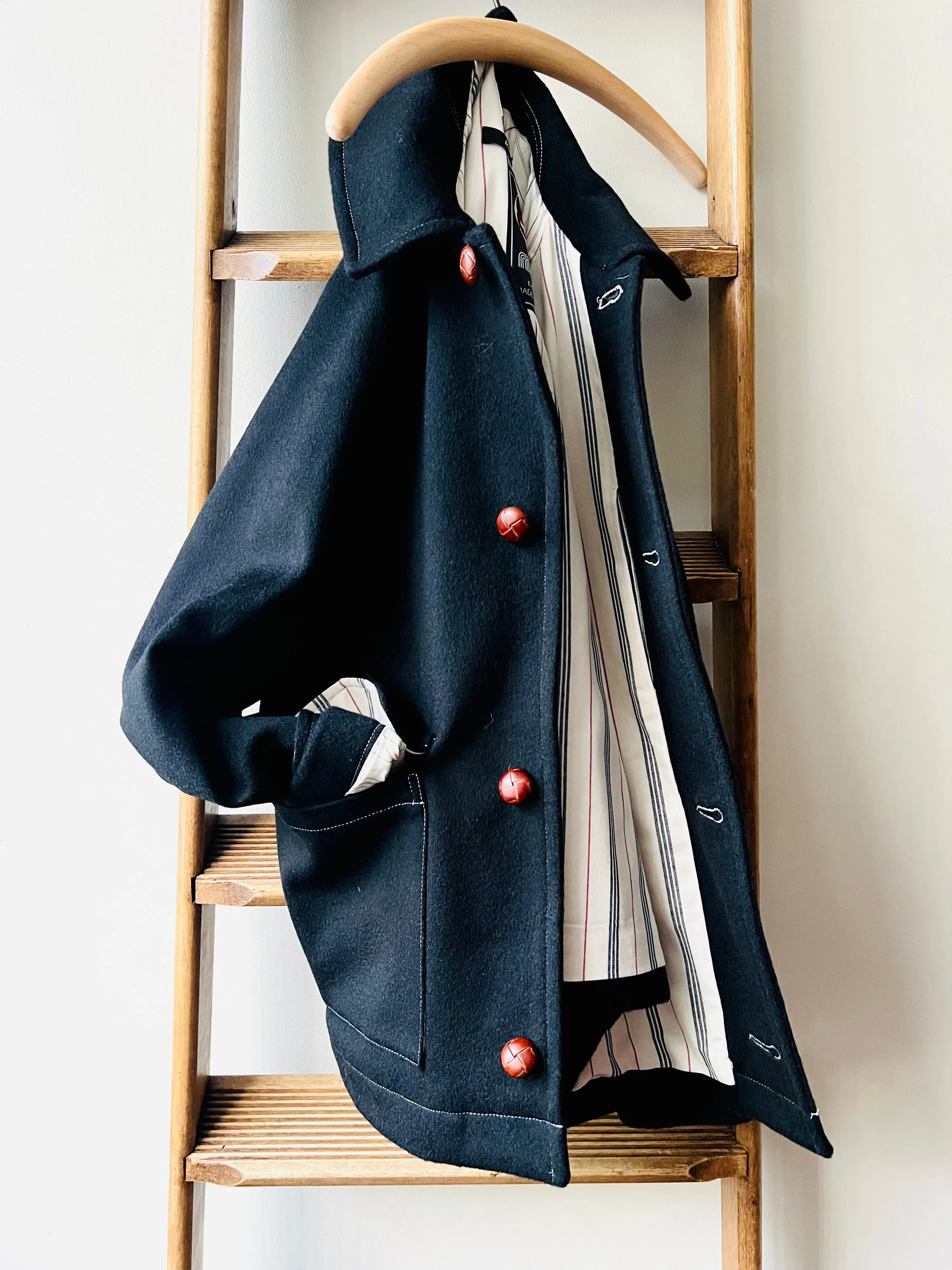 Melton Wool Field Jacket / Black Loaden