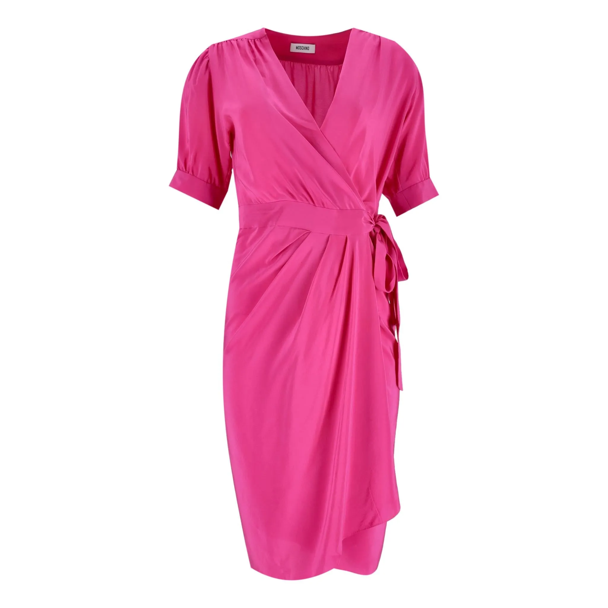 Moschino Silk Wrap Dress. Size 42IT