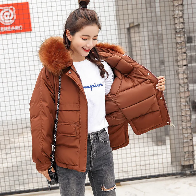 New Arrival Down Jacket Winter Jacket Women Single Full Slim Hair Cotton-padded Clothes Big Jacket Coat