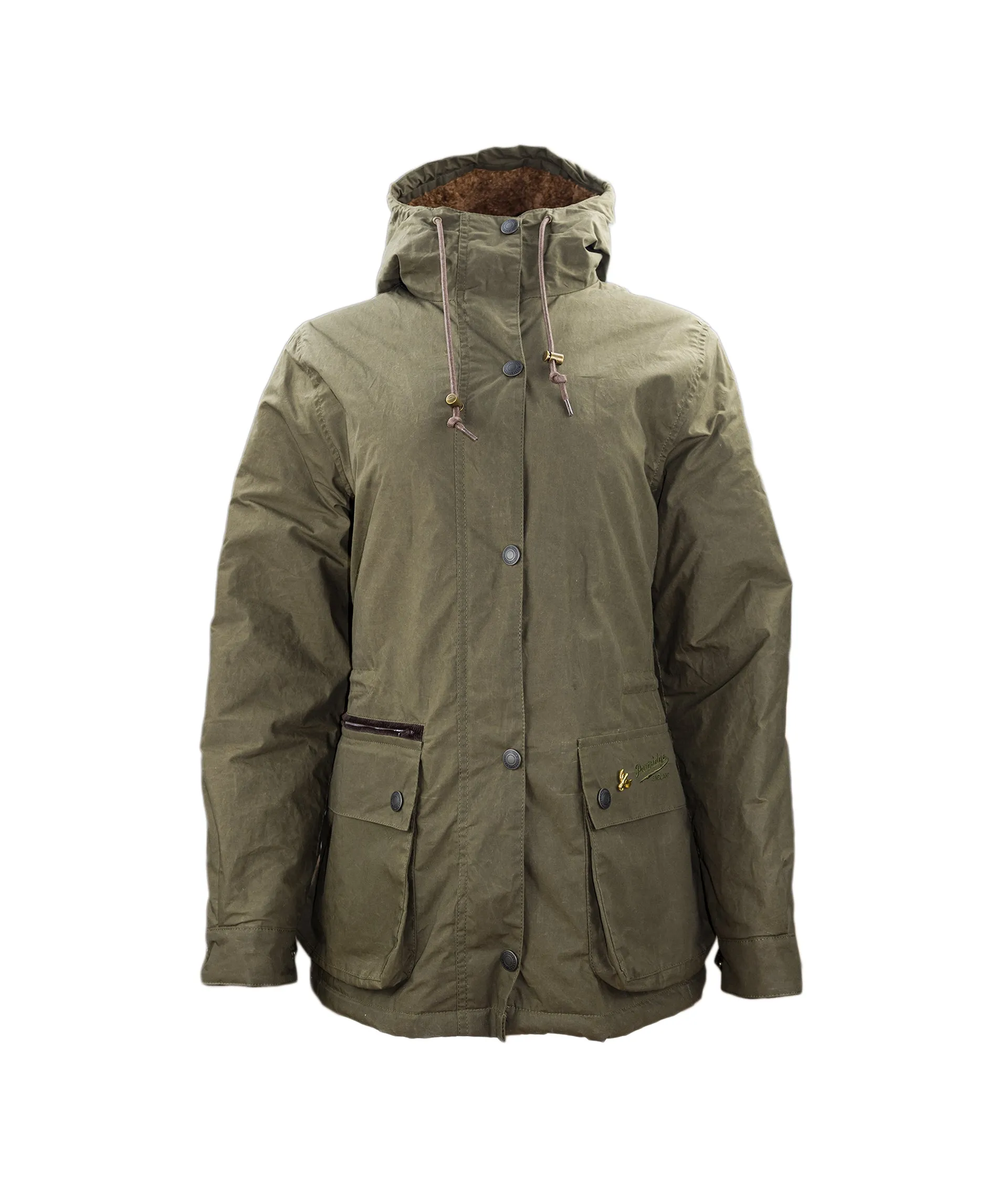 Newmarket Hooded Wax Jacket - Khaki Wax