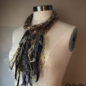 Oatmeal Tweed Decorative Scarf