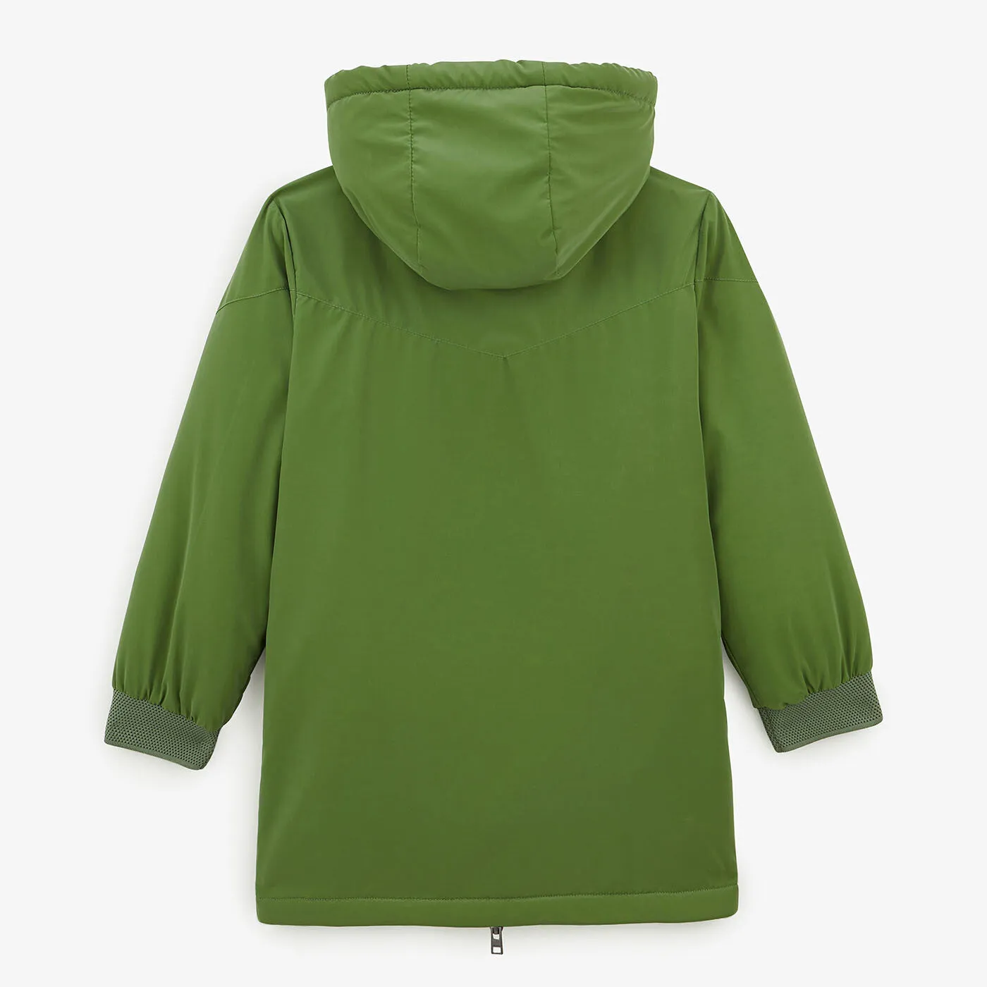 Parka longue Junior Cap Finistère vert olive