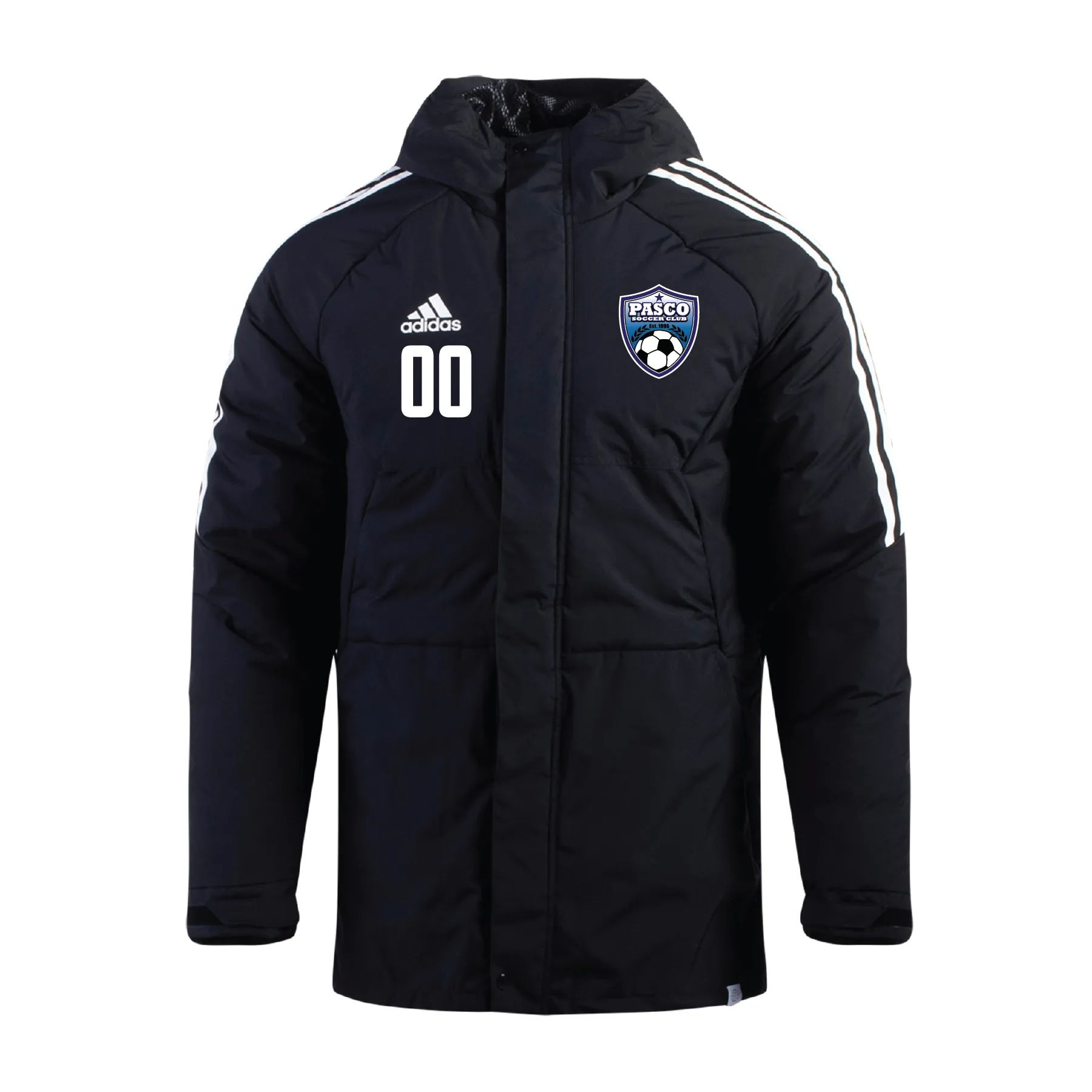 PASCO Wolfpack adidas Condivo 22 Stadium Parka Jacket Black