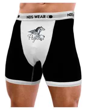 Pegasus Color Illustration Mens Boxer Brief Underwear