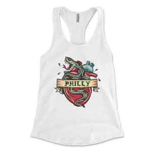 Philly Snake Tattoo Women's Tank Top