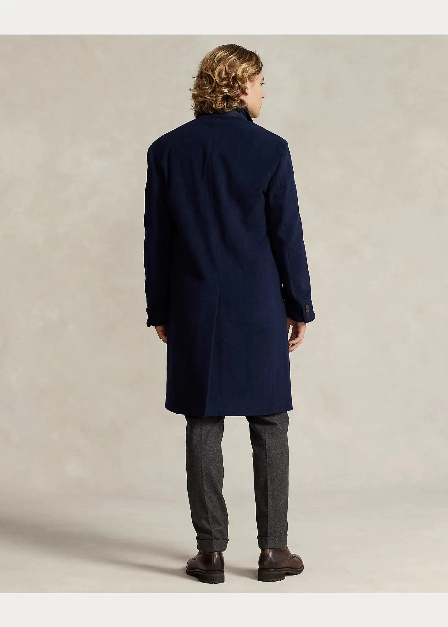 Polo Ralph Lauren Modern Paddock Single Breasted Top Coat - Navy