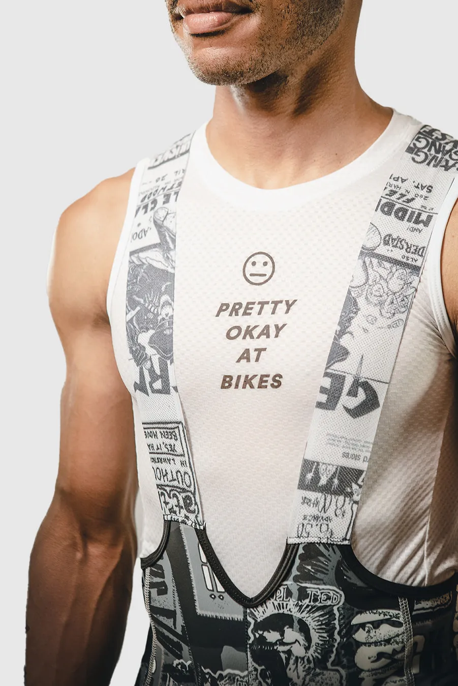 Pretty Okay at Bikes® Sleeveless Base Layer