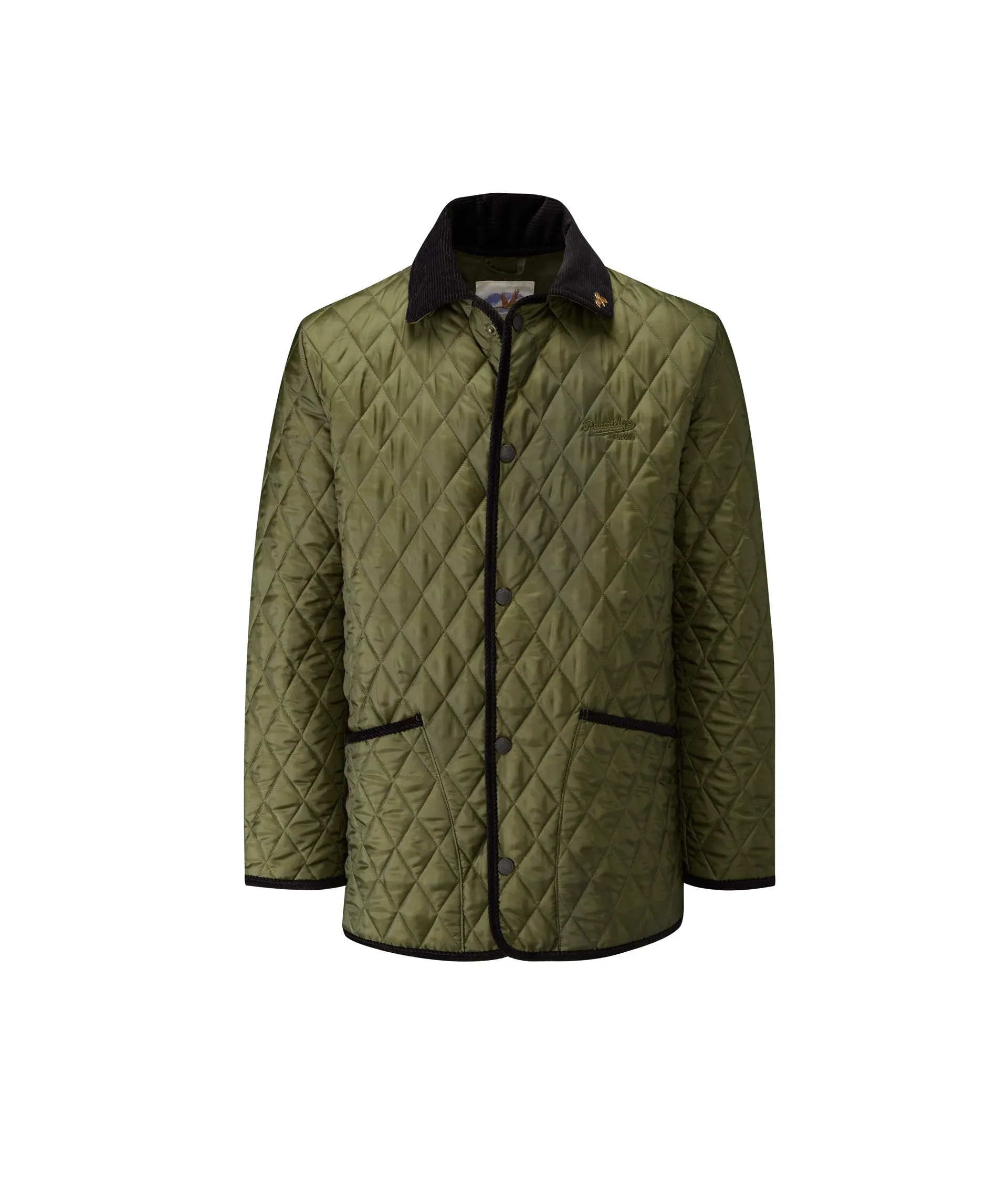 Rag Quilted Jacket - Olive/Black