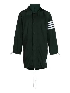 Raglan Sleeve Hooded Parka Coat