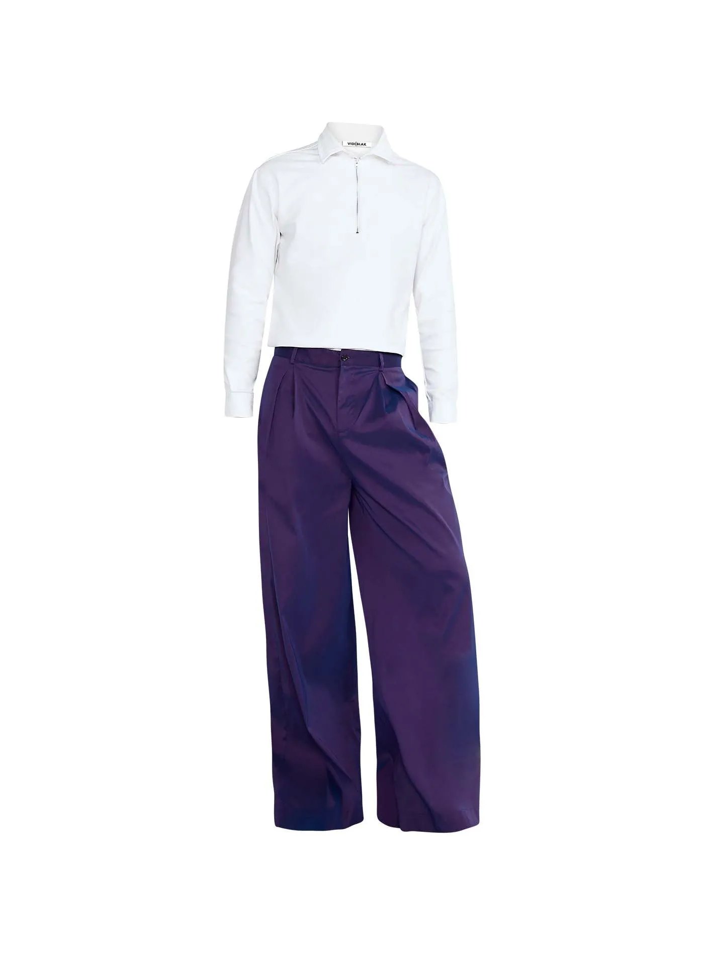 Retro-Inspired Purple Ellington Trousers