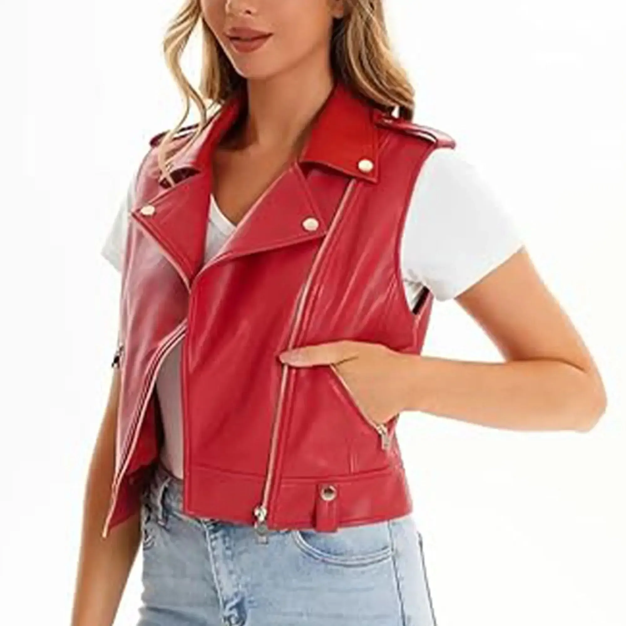 Rogue Rider Womens Leather Vest