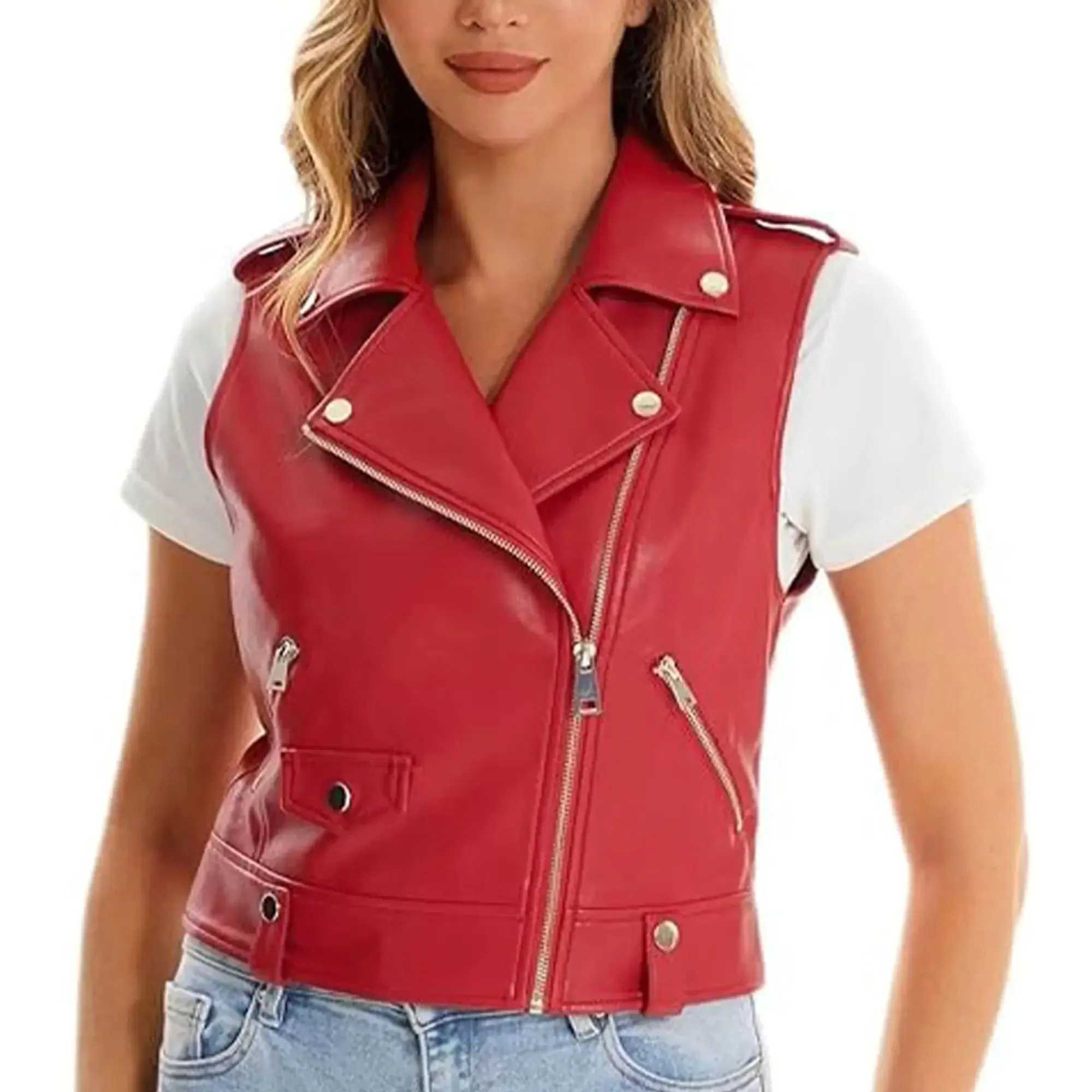 Rogue Rider Womens Leather Vest