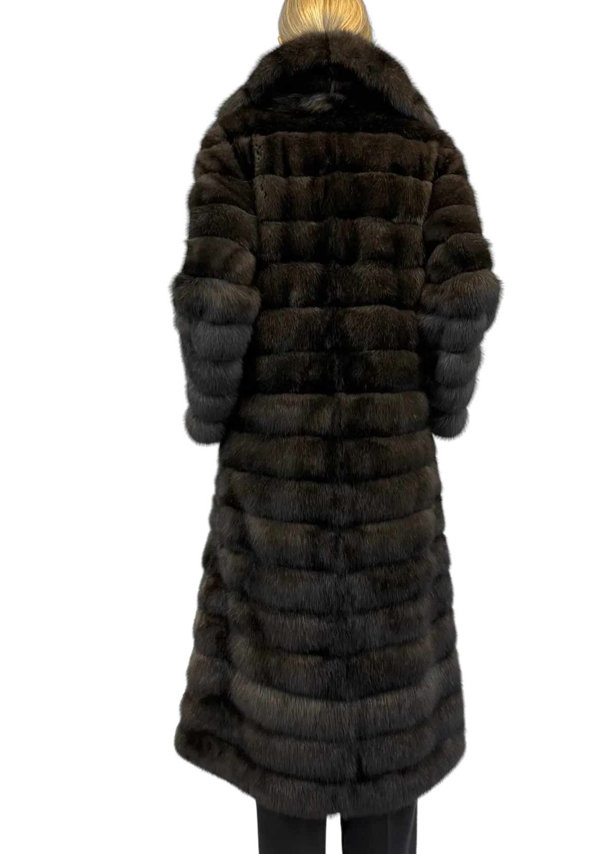 SABLE COAT WITH REVERS