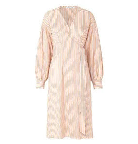 Samsoe Samsoe Merrill Dress – Coral Stripe