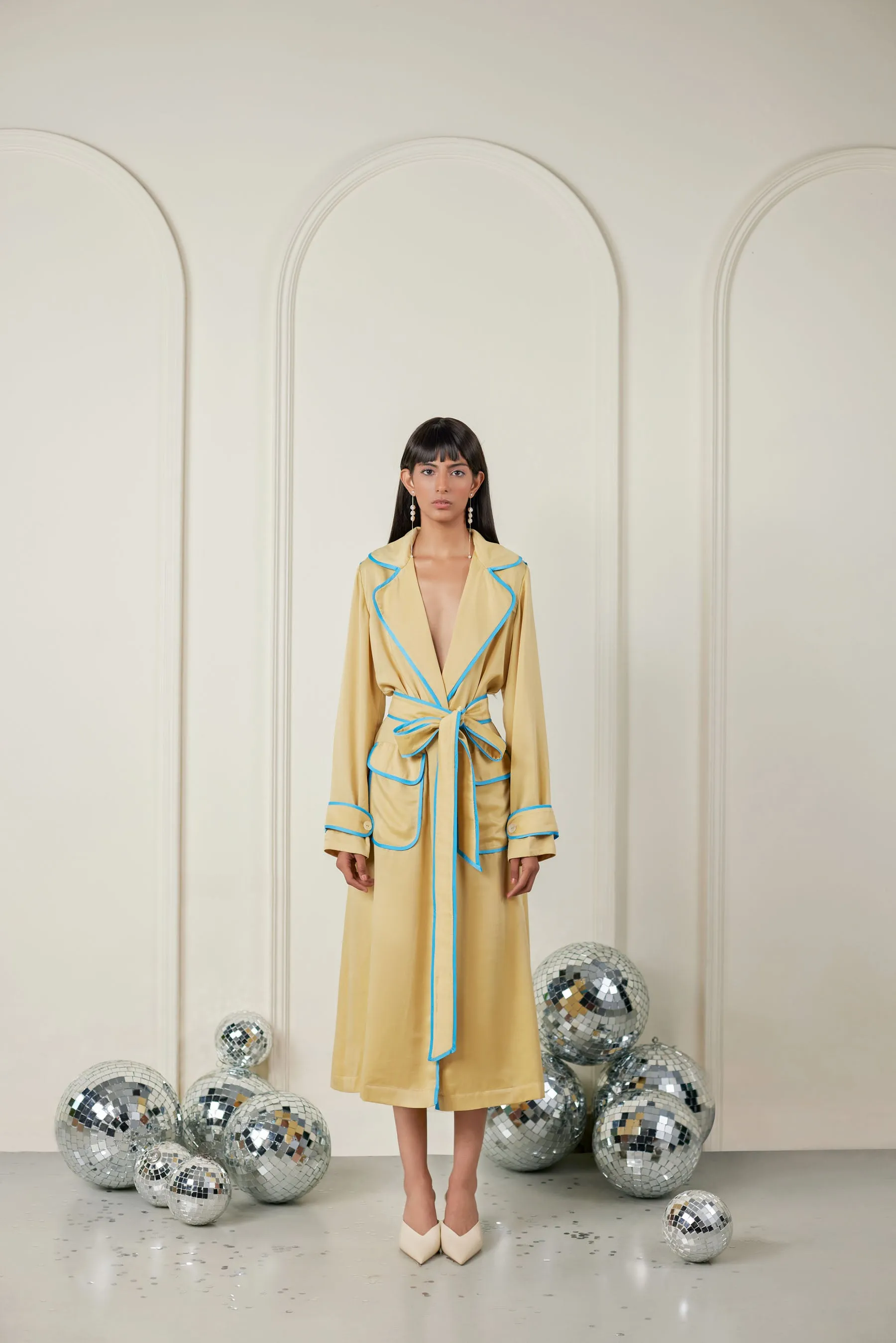 Satintrench Coat