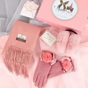 Scarf Gloves Two-Piece Gift Box