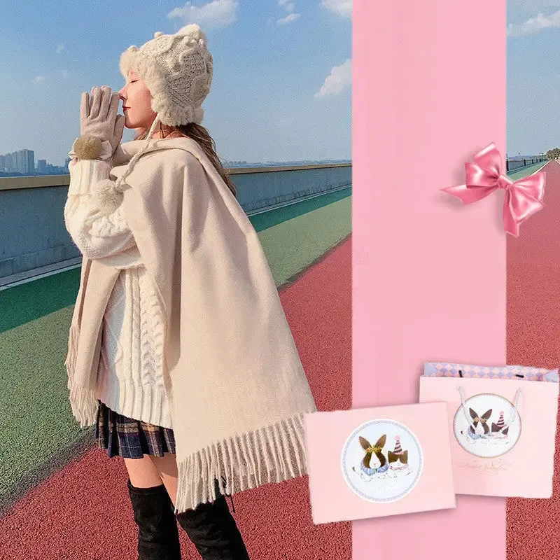 Scarf Gloves Two-Piece Gift Box