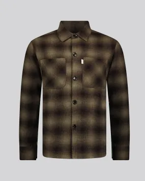 SG Quilted Shirt Jacket - Bronze Plaid