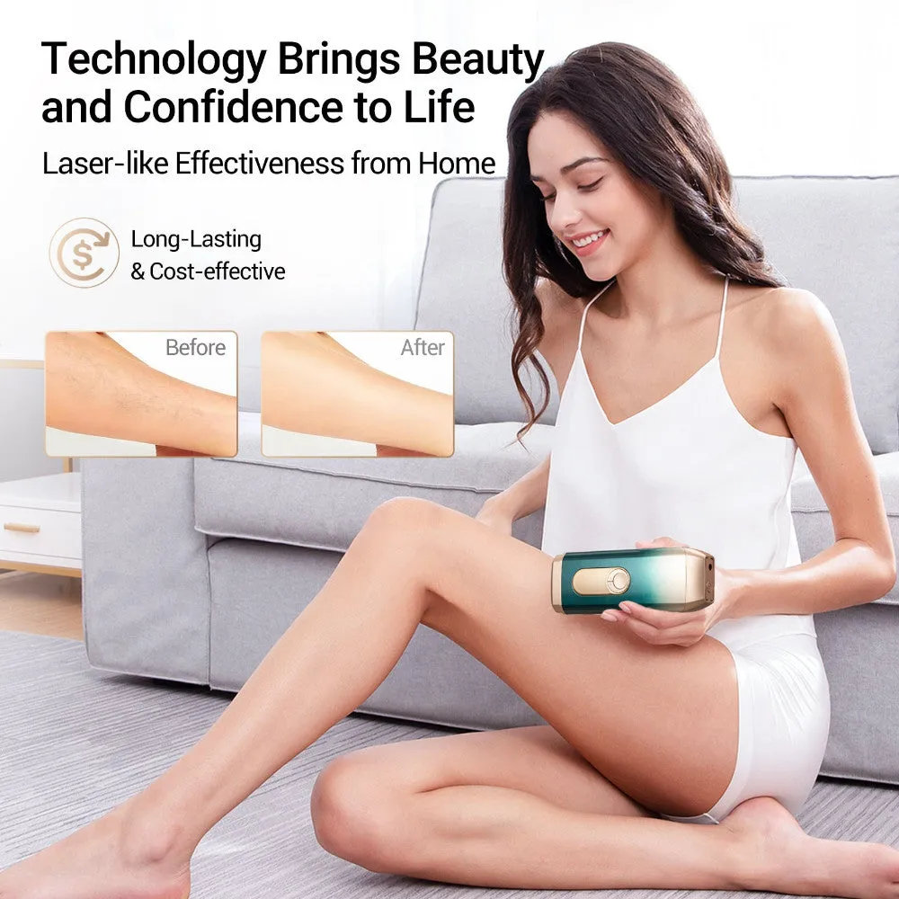 Silky Smooth Face And Body Cooling IPL Hair Removal Device - FDA Cleared