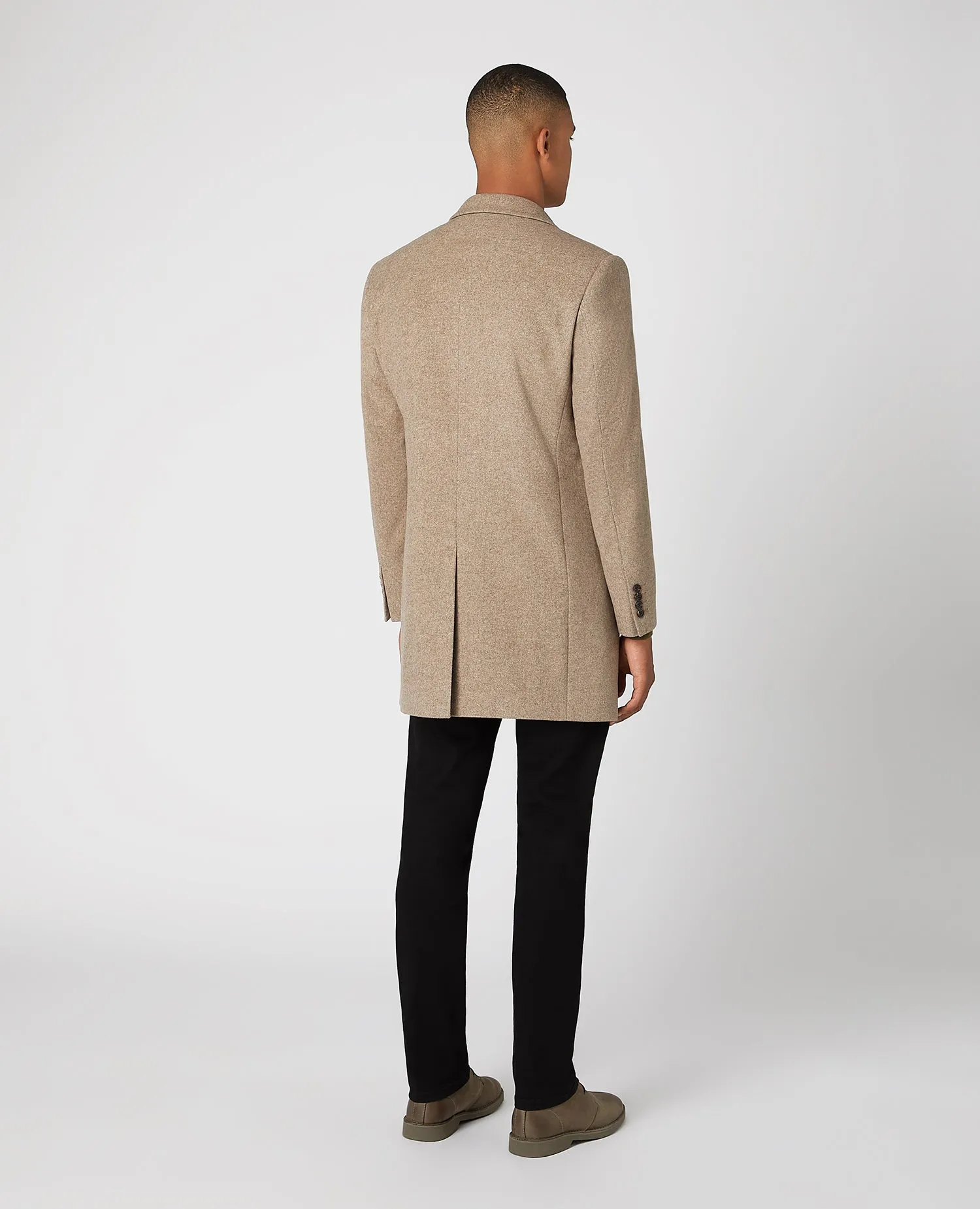 Slim Fit Wool-Rich Tailored Coat