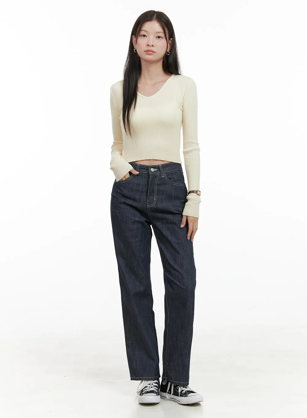 Slim Straight Leg Jeans OG416