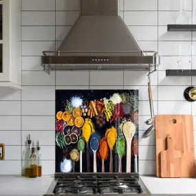 Spice Dream | Glass Printed Backsplash for your Kitchen